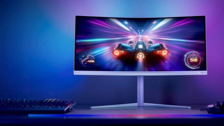 Philips Evnia 34M2C5601QA предлага 34-инчов WQHD екран, 200 Hz, AI Ambiglow, USB-C 90 W, KVM и MultiView на цена от 369 евро.