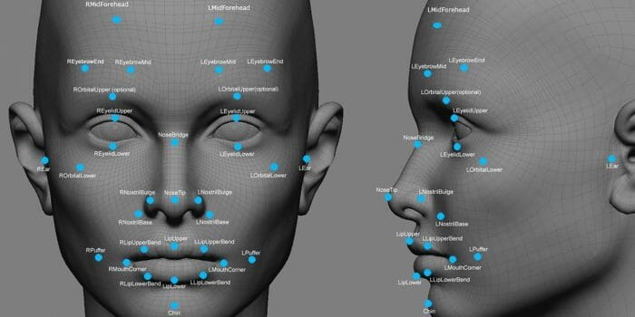 Face ID Apple - С TrueDepth камерата се улавят и анализират 30 000 точки от лицето, и се създава дълбочинна карта, допълнена от инфрачервена снимка.
