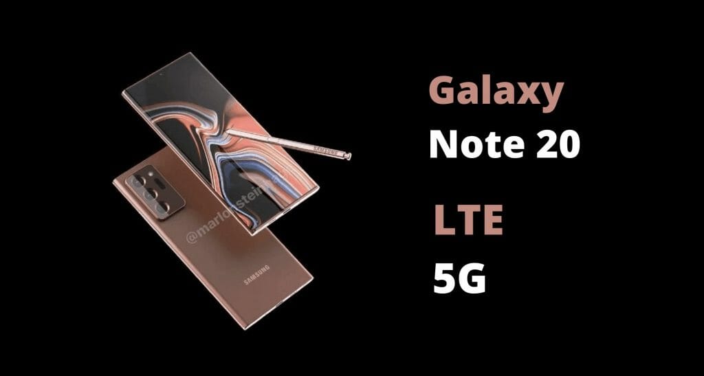 galaxy note 20 LTE 5G