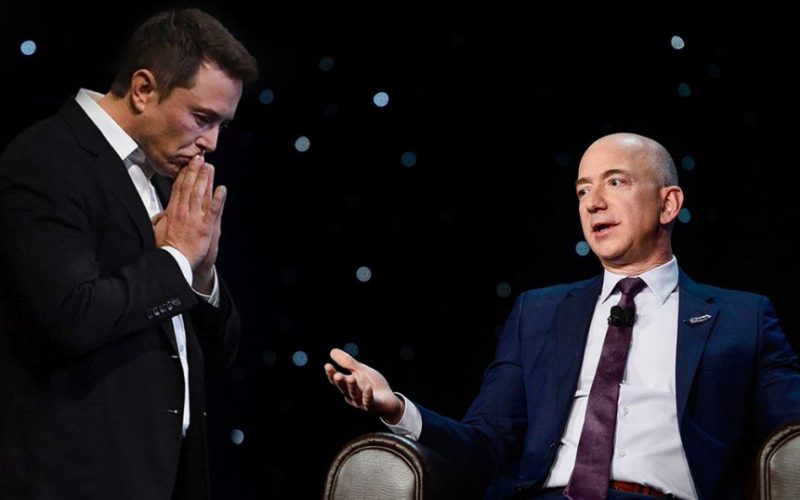 Джеф Безос и Елън Мъск