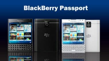 Blackberry Passport - бял и черен