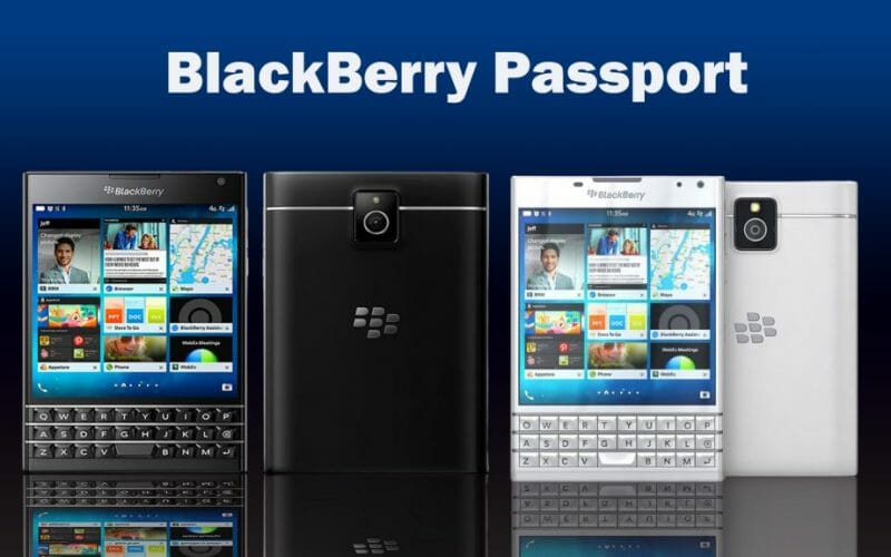 Blackberry Passport - бял и черен