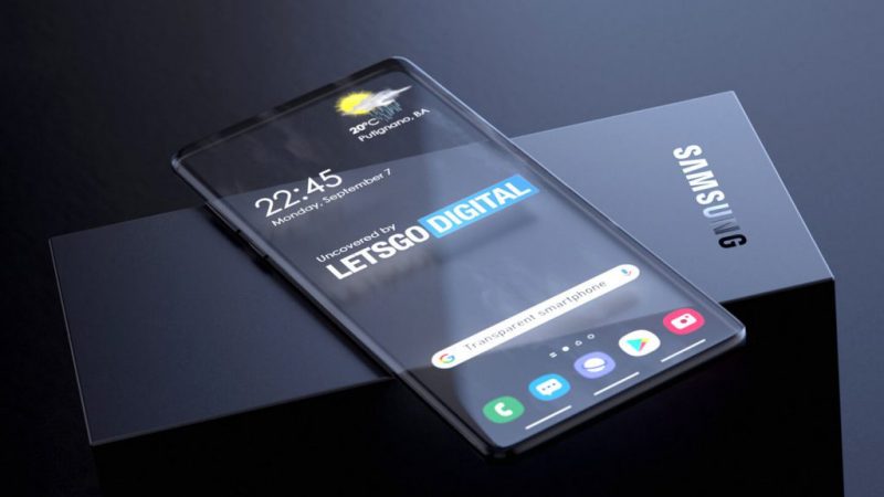Samsung патент за прозрачен телефон