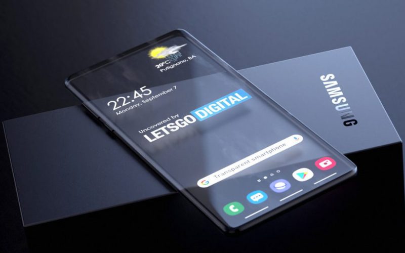 Samsung патент за прозрачен телефон