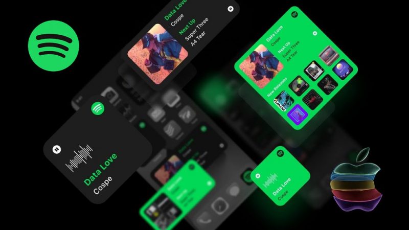 widget на spotify за iOS 14