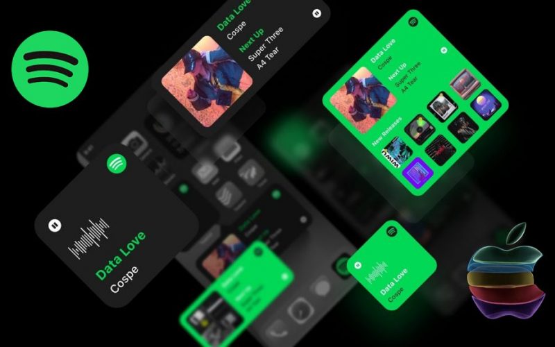 widget на spotify за iOS 14