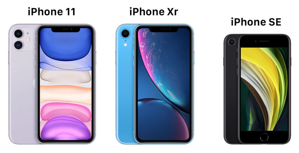  iPhone 11, iPhone SE и iPhone XR,