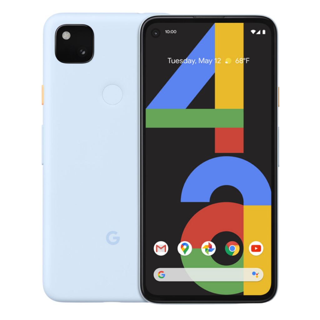 Pixel 4a в цвят"Barely Blue"