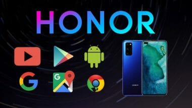 Honor с услугите на Google