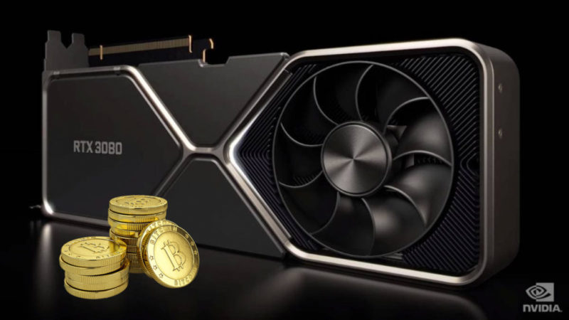 Nvidia ще изтеглят графичните карти от текущата линия RTX 3000, за да ги модифицират и ограничат да не се използват за копаене на криптовалути.