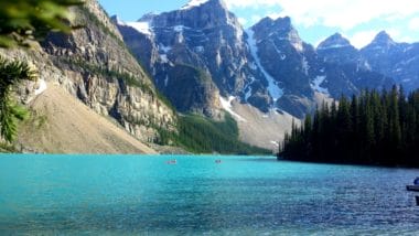 Мобилна фотография на Георги Спасов - "Езерото Морейн, национален парк Банф, провинция Алберта, Канада", снимано със Samsung Galaxy Note 3