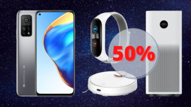 XIAOMI Mi 10T и Mi 10T Pro с ваучер за 50% отстъпка от цената на избрани модели прахосмукачка-робот и пречиствател за въздух