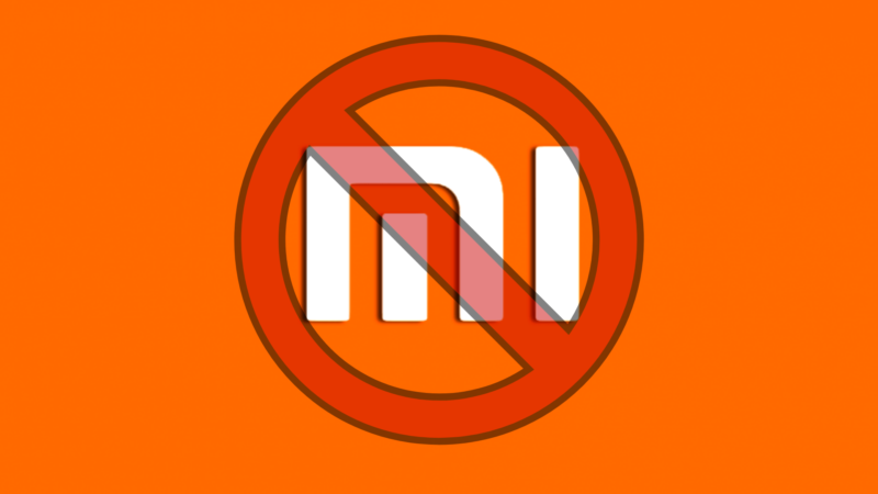 xiaomi banned