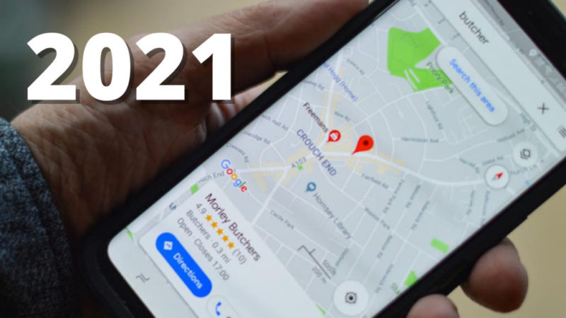 Google Maps през 2021