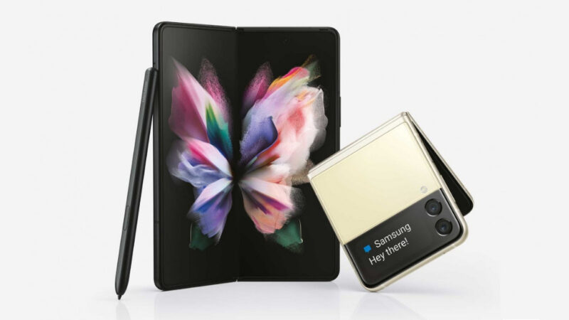 Samsng Galaxy Z fold 3 and Galaxy Z Flip 3