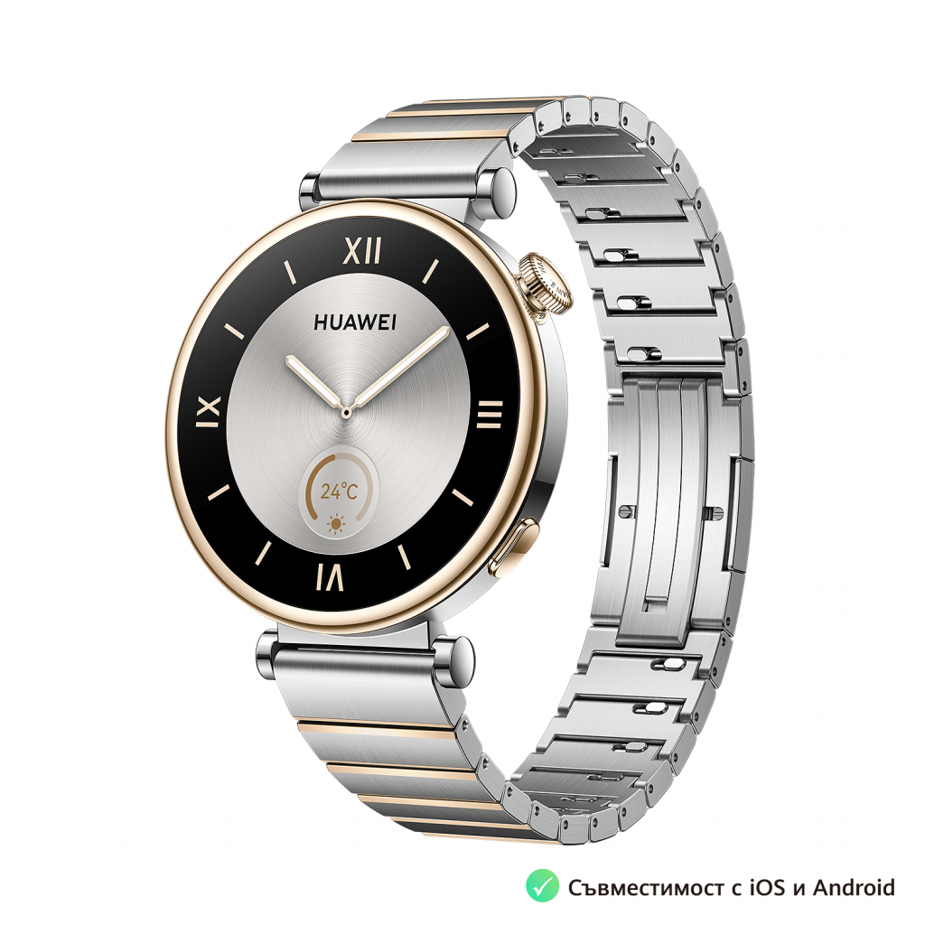 Huawei Watch GT 4, 41 мм, Stainless Steel дамски смарт часовник за жени
