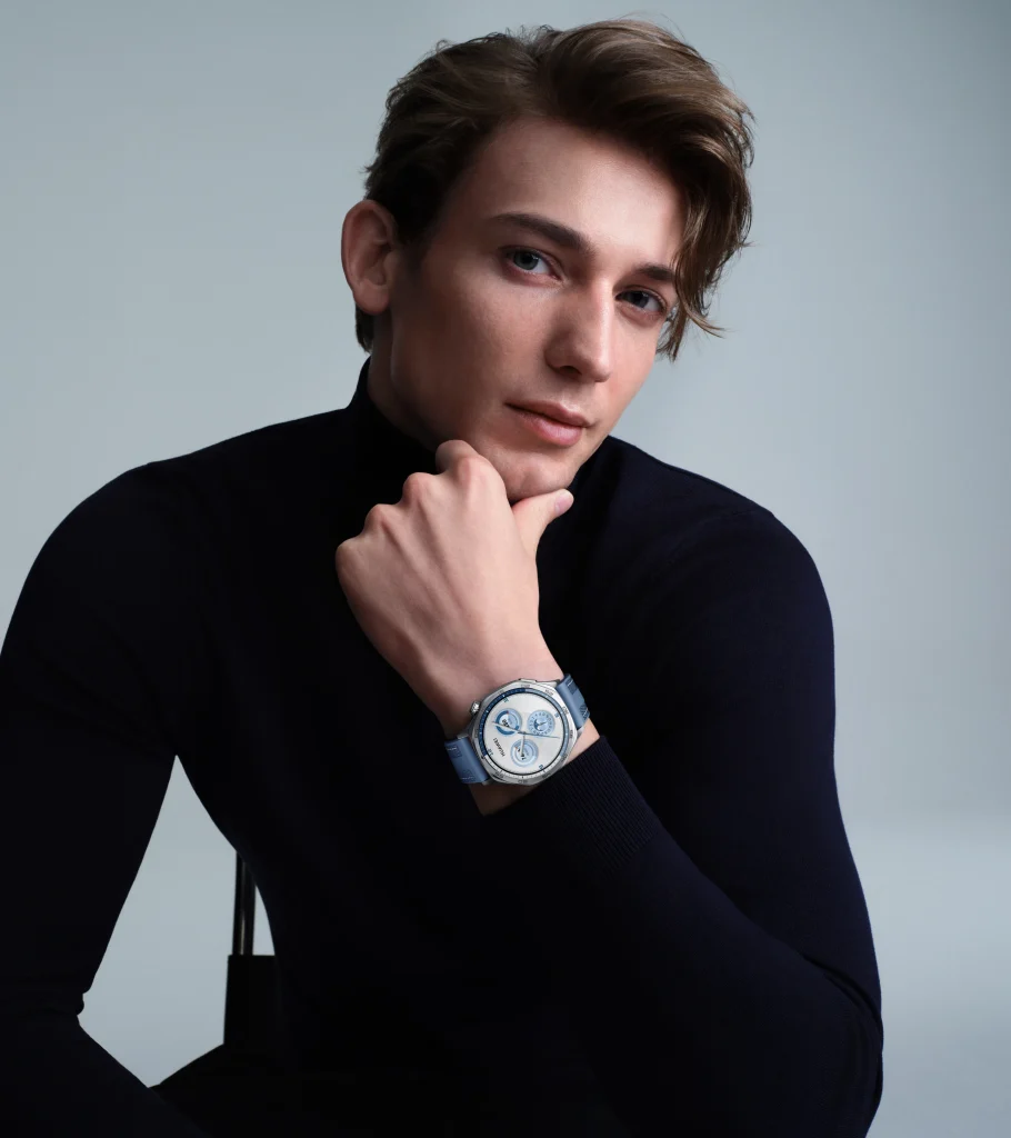 Мъжки HUAWEI WATCH GT 5 - 46 мм в синьо на китката