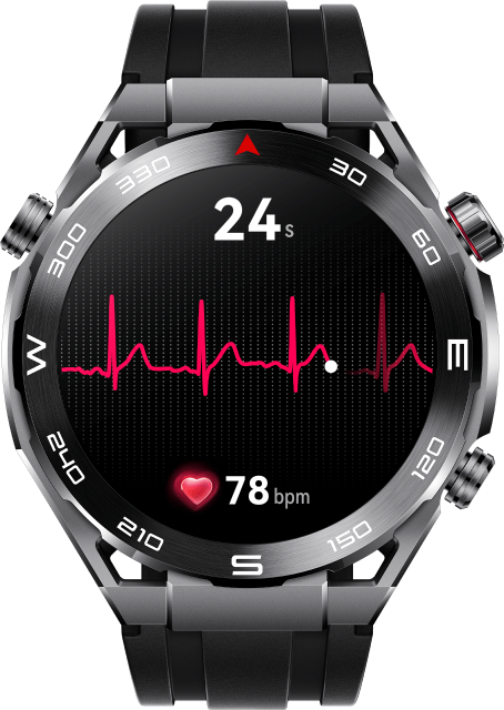 HUAWEI WATCH Ultimate извежда резултат от ЕКГ 