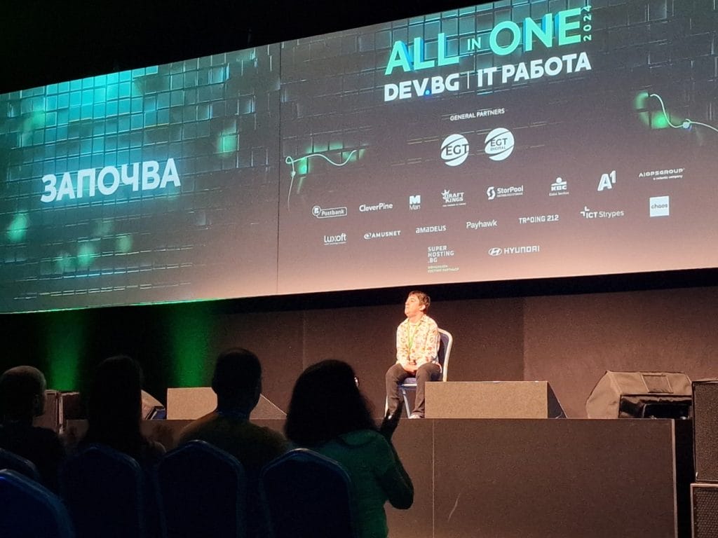 Петър Нефтилимов на сцената на All in One 2024