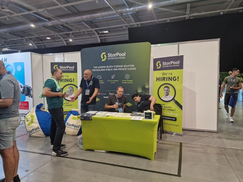 Щанда на StorPool Storage, 22 август 2024, All in One 2024