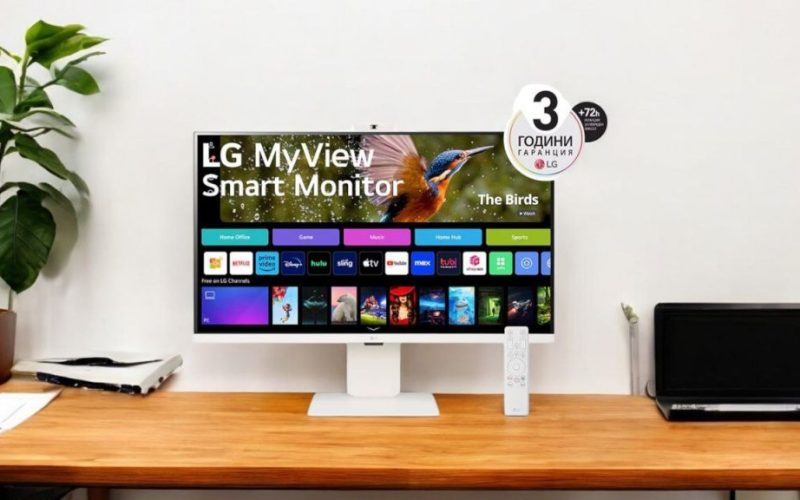 32-инчов LG MyView Smart Monitor: революция в свързаността и качеството на изображението за работа и забавление