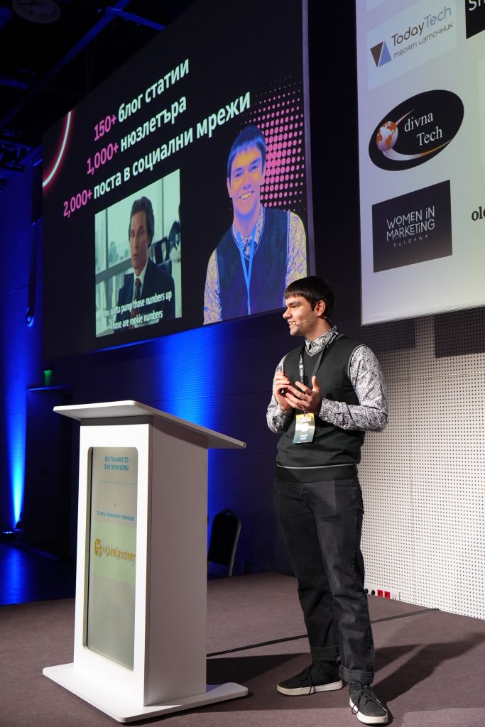 Bojidar Dimitrov at WordCamp Sofia 2024.