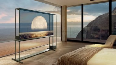 Първият в света прозрачен и наистина безжичен 4K OLED телевизор на LG предоставя ново екранно изживяване