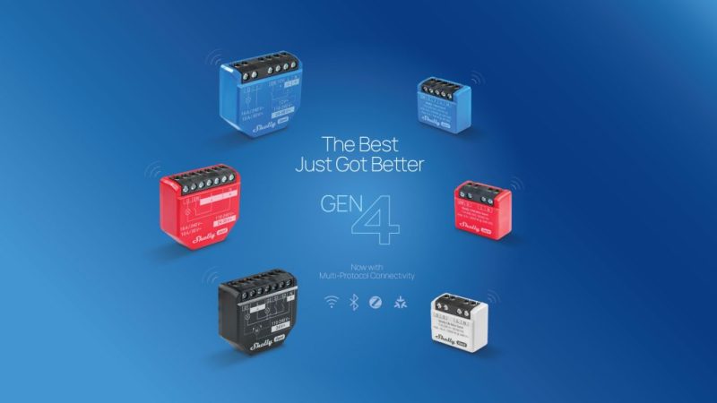 Shelly Group представя Gen4 серия на CES 2025 с иновации като Zigbee свързаност, Matter сертификация и усъвършенствани IoT устройства за интелигентен дом.