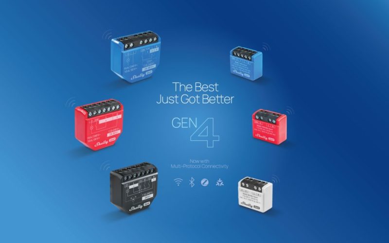 Shelly Group представя Gen4 серия на CES 2025 с иновации като Zigbee свързаност, Matter сертификация и усъвършенствани IoT устройства за интелигентен дом.