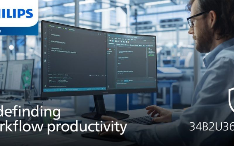 Philips 34B2U3600C е първият модел на Philips Monitors с TCO Certified Generation 10 и 5-годишна гаранция