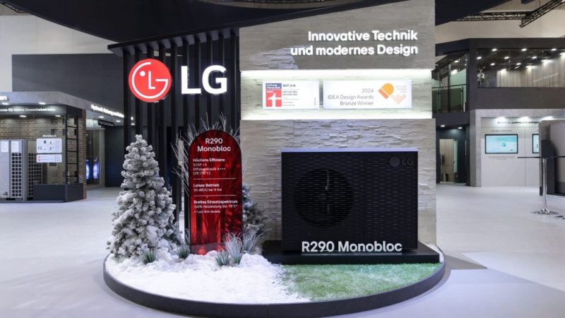 LG представи иновативни решения за отопление и климатизация на ISH 2025! ?? Сред тях – Therma V R290 Monobloc, осигуряваща висока енергийна ефективност и намалени въглеродни емисии, както и интелигентни VRF и BECON Cloud системи за оптимизирано управление на енергията. ⚡? Открийте как LG формира бъдещето на отоплението!