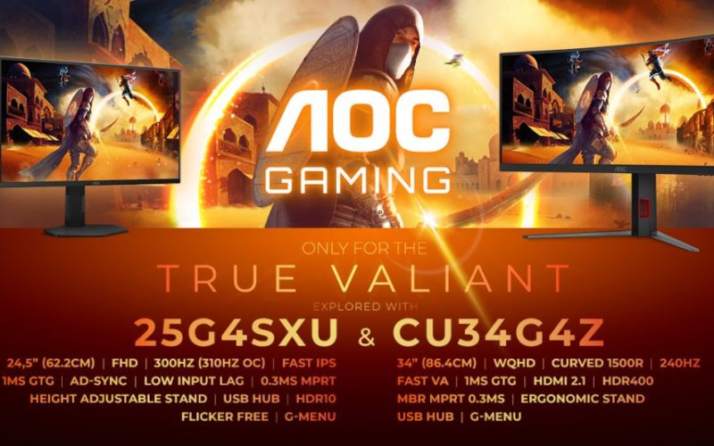 AGON by AOC представя два нови гейминг монитора с честота до 310 Hz – върхова производителност за eSports на достъпна цена.