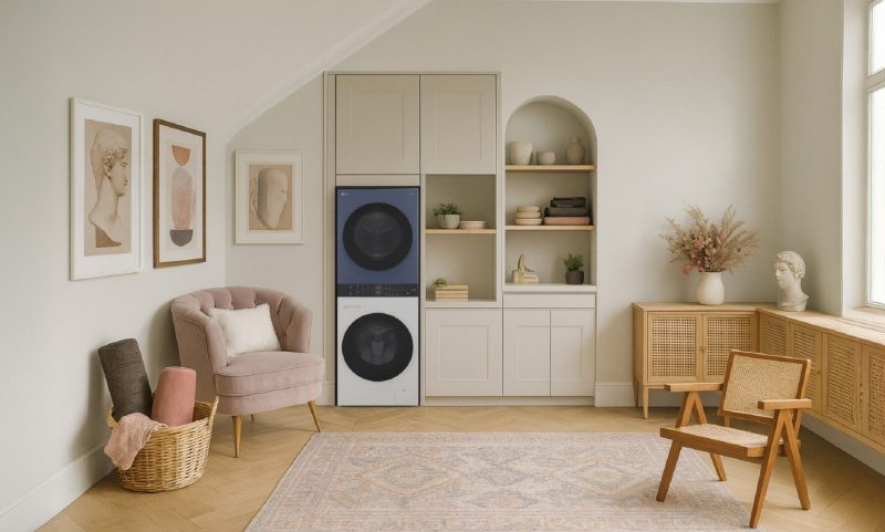 LG представи на IFA 2025 нови AI перални и сушилни с клас А енергийна ефективност, Microplastic Care и интелигентни функции за устойчиво пране.