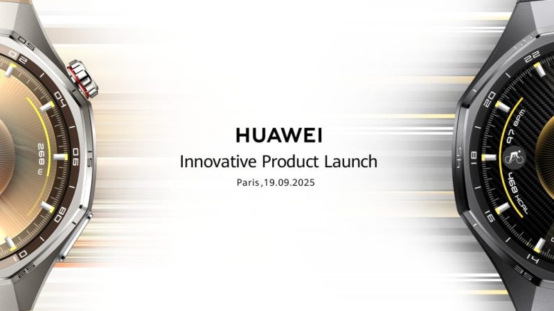 Huawei представя новата серия HUAWEI WATCH GT 6 на 19 септември в Париж – с революционни функции за спорт и здраве, иновативни таблети и премиум смарт устройства.