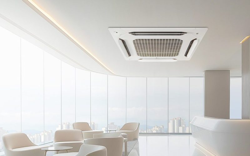 LG въвежда нов материал и производствен процес за климатиците си с 4-посочна система, намалявайки пластмасата с 270 тона и CO₂ емисиите с 4400 т годишно.