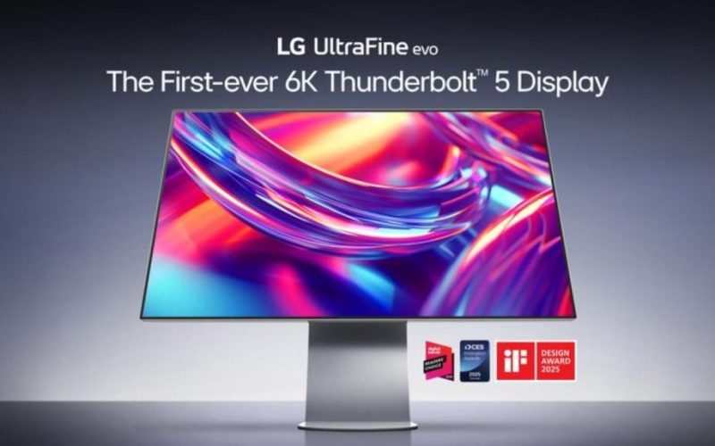 LG представи първия в света 6K монитор с Thunderbolt™ 5 – UltraFine evo 6K, създаден за професионални създатели, дизайнери и видео редактори.