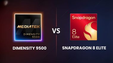 Dimensity 9500 срещу Snapdragon 8 Elite: MediaTek настигна Qualcomm с 25% по-висока графична производителност, по-добра ефективност и мощен AI.