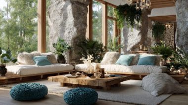 През 2026 г. интериорният дизайн залага на устойчивост, естествени материали и индивидуален почерк. Transformative Teal е цветът на годината, а тенденциите се движат между функционалност, автентичност и връзка с природата.