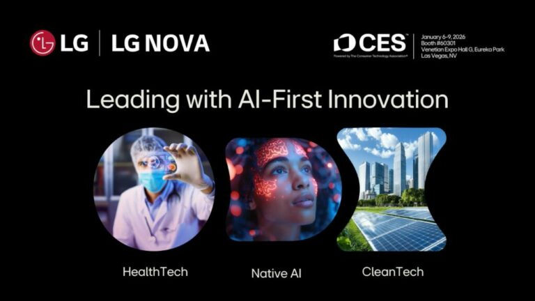 LG NOVA представи на CES 2026 AI инициативи за здраве, енергия и МСП – с портфолио компании и стартъп партньори с реални приложения.