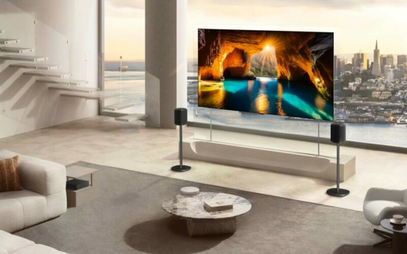 LG представя OLED evo W6 – най-тънкия в света истински безжичен OLED телевизор с Hyper Radiant Color и AI технологии, дебютирал на CES 2026.