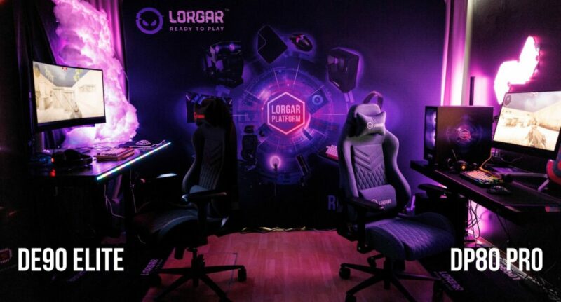 LORGAR представя Desk PRO 80 и Desk ELITE 90 – иновативни бюра за гейминг и работа с ергономичен дизайн, RGB осветление и интелигентни технологии.