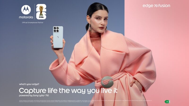motorola edge 70 fusion поставя нов стандарт в дизайна и мобилната фотография със Sony LYTIA™ 710, quad-curved дисплей и усъвършенствани AI функции.