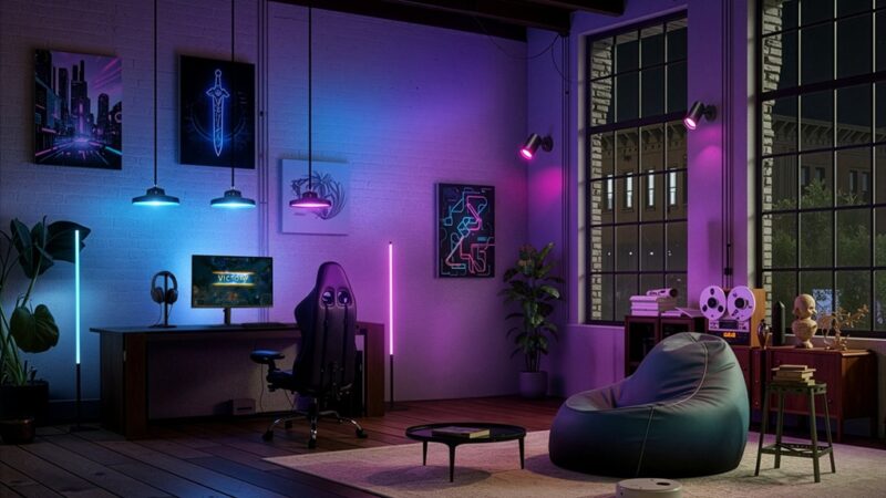 Philips Evnia представя AmbiScape – AI базирана система за синхронизация на осветлението, която превръща гейминг пространството в част от играта.