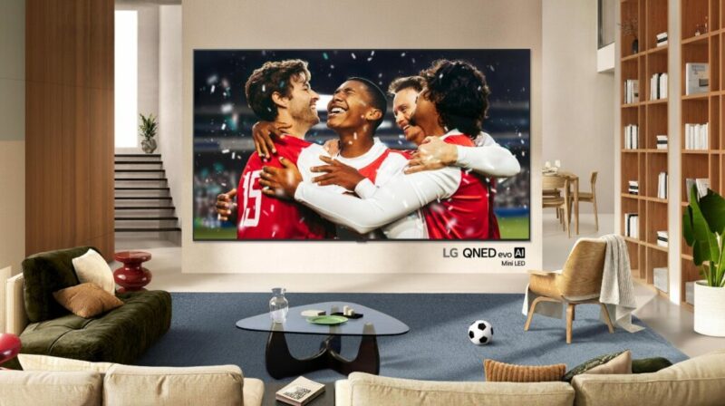 LG представя QNED evo Mini LED 2026 с 115-инчов модел, AI технологии и подобрено зрително и гейминг изживяване.