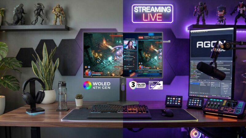 AGON by AOC представи AGON PRO AGP277QKDC – първия модел от серията AGON 7 с Tandem WOLED технология и до 720 Hz честота на опресняване.