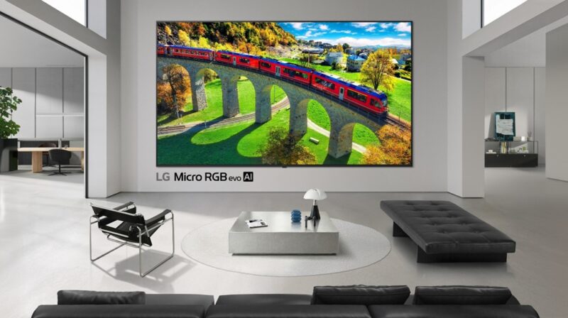 LG Micro RGB evo комбинира Micro RGB подсветка, AI процесор и 100% покритие на BT.2020, DCI-P3 и Adobe RGB, поставяйки нов стандарт при LCD телевизорите.