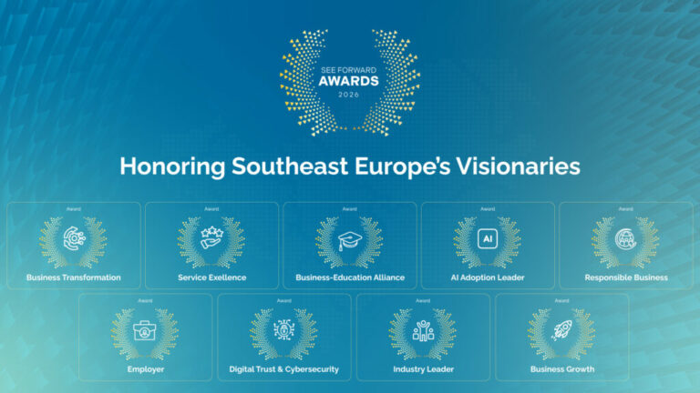 SEE FORWARD Awards 2026 отваря кандидатстването в 9 категории за AI, технологии, растеж и бизнес лидерство. Срокът е 20 септември.