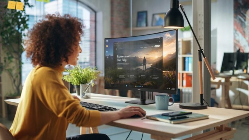 Philips 27E3C2500 и 32E3C2500 предлагат извити QHD VA панели, 144 Hz и Adaptive-Sync. Очакват се през ноември и декември на цени от 169 евро.
